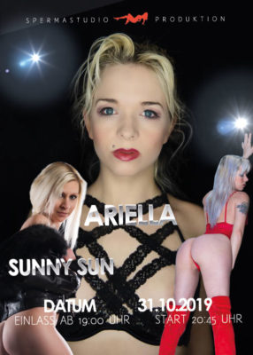 Produktion mit Ariella und Sunny Sun am 31.10.2019 im Spermastudio